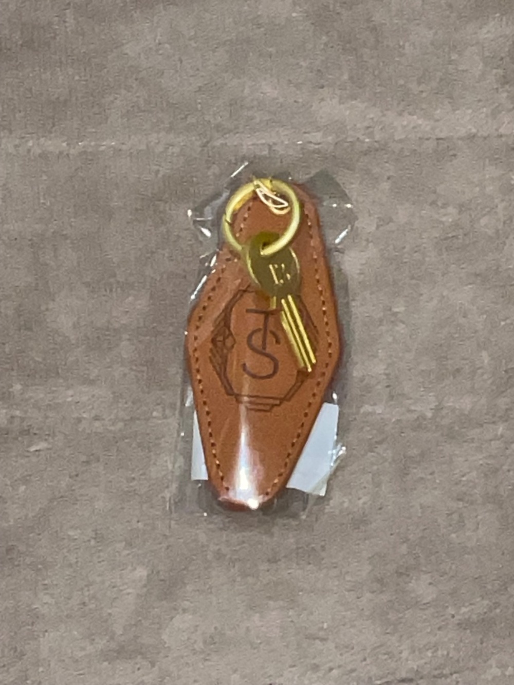 Taylor Swift The Life of a Showgirl Faux Leather Hotel Key